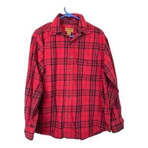 Mens Grunge Flannel Shirt Button Down Distressed Gorpcore Utility